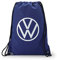 Volkswagen 000087318K Turnbeutel Sportbeutel Tasche Rucksack Beutel, mit neuem VW Logo, blau