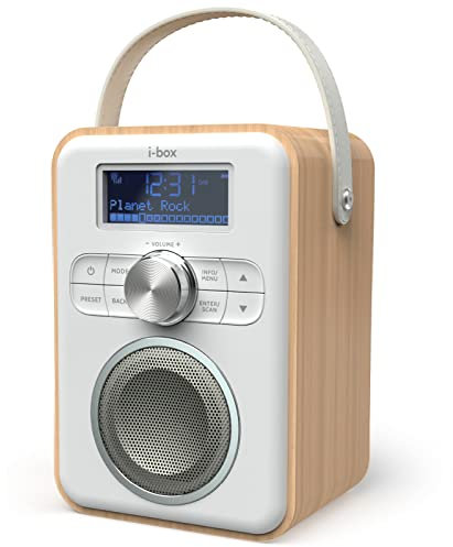 Radio Portable Dab/Dab Plus/FM avec Bluetooth, Poste Radio Portable Rechargeable par USB, 10 Heures d’écoute, Transistor Radio Numérique Terrestre, Radio a Pile et Secteur pour Cuisine ou Jardin