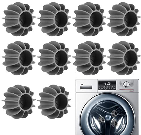 LOSOO Boules à lessive,10 balles séchage sans cruauté pour Animaux Compagnie - Balles sèche-Linge pour Le Nettoyage des vêtements à la Maison, Les vêtements sortiront Doux, oelleux