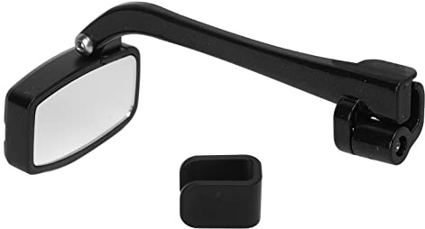 Drfeify Miroir de Lunettes de Cyclisme, Multi-Angle Réglable, Rétroviseur de Lunettes D'équitation Portable en ABS pour Vélo de Vélo