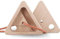 UPROZIL Rock Climbing Hangboard Set of 2, Portable Wooden Fingerboard Climbing Holds Double Sided Grip Trainer with Ropes for Climbing Wall Finger Strength Training and Bouldering Indoor/Ourdoor