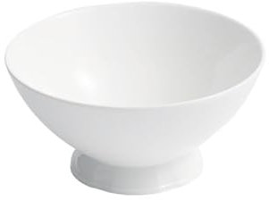 NEBE Ciotole Cucina Ciotola for ramen con piede alto, ciotola for zuppa in ceramica cinese, ciotola for gelato bianca, ciotola for riso da ristorante Scodella Colazione