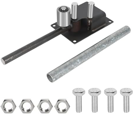 Heavy Duty Rebar Bender 4–14mm, Triple Bearing Manual Steel Rod Bender with Extension Bar, Portable Bar & Light Pipe Bending Tool for Construction & DIY
