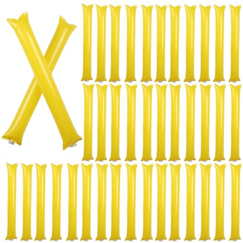 Team Spirit Boom Sticks, generadores de ruido inflables,40 palitos de porristas para animar juguetes | Palillo portátil para animar, badajo para, hacedores de ruido, recuerdos de para celebrac