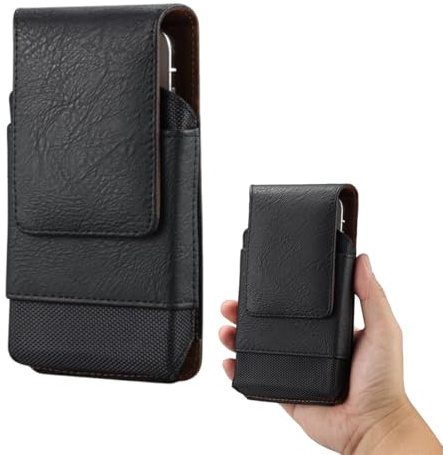 PBAHAUP Porta Cellulare Da Cintura,Portatelefono da Cinta, Marsupio Fondina Telefono per Smartphone da 6,5-7 pollici, Custodia Protettiva Telefono Compatibile con Iphone 17 Promax