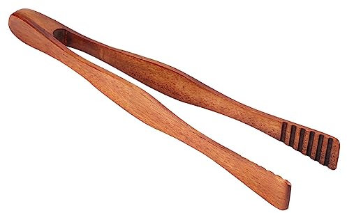 Pince De Cuisson En Bois Pour Barbecue, Buffet, Pain, Steak, Outil De Service