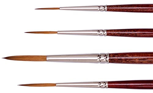 Repino Schlepperpinsel Script Liner Pinsel Künstlerpinsel Set - Pinselgrösse 0, 2, 4, 6