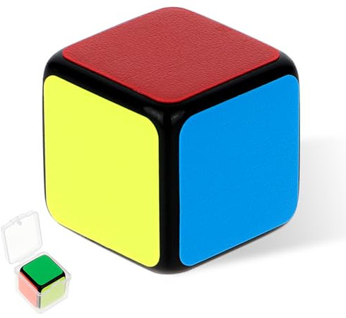 Qianyu Speed Zauberwürfel 1x1 3D Puzzle Cube Zauberwürfel-Puzzles Smooth Fast Würfel Sequential Brain Teaser Toys for Fast Cubing Fun