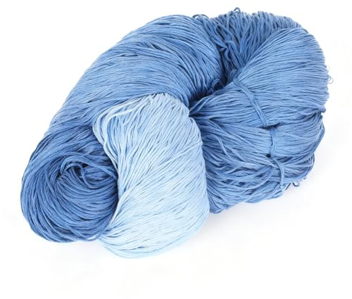 Broderi 6 trådar, blå färggradient broderitråd, 800 m stickad tråd, korsstygnstråd, vänskapsarmband, fena för korsstygn, broderibilder, sashiko-broderi, armband, för pyssel