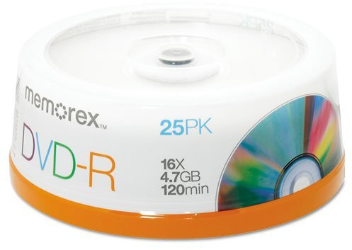 DVD-R BLANK DISC 25PK by TDK MfrPartNo 32020015692
