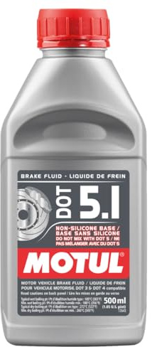 Motul 100951 Brake Fluid DOT 5.1 Non-Silicone 1/2 Liter