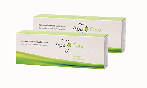 2x Apa Care remineralisierende Zahncreme 75 ml Flüssiger Zahnschmelz Zahnpasta