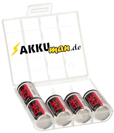 Akkuman.de Akkutechnik vom Fachmann 5 batterie EVE al litio 3,6 V ER14250 1/2 AA ER 14250 + scatola