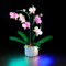MRTUTOS Led Light Kit Compatible with Lego 10311 Orchid Plant Flower, LED Lighting Compatible with Lego 10311 Plant Building Set for Adults, Lights up Your Botanical Collection (No Model Set)