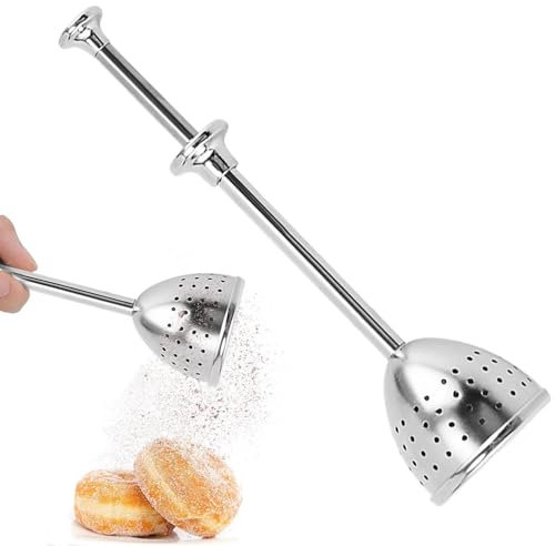 Spargitore per farina – cucchiaio, spargitore per zucchero a velo, spargitore per zucchero a velo, colino | cucchiaio per farina, spezie, zucchero