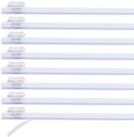 PATIKIL 8pcs Coupe-Film Plastique, 19in Coupe-Film Plastique Autoadhésif, Blanc