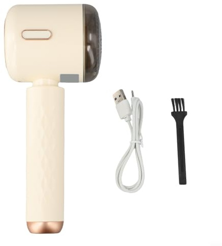 Rechargeable Fabric Shaver with 6-for Leaf Cutter Head, Stainless Steel Lint Remover for Clothes, Hairball Trimmer for Sweaters, Portable Electric Lint Roller,(B Digital Display)