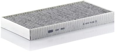 MANN-FILTER CUK 3621 Innenraumfilter/Kabinenluftfilter - Pollenfilter mit Aktivkohle - für Pkw + Transporter