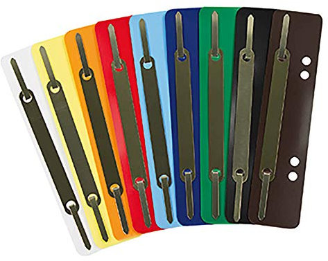 Soennecken Heftstreifen 3192 PP Metalldeckl. sortiert 250 St./Pack.