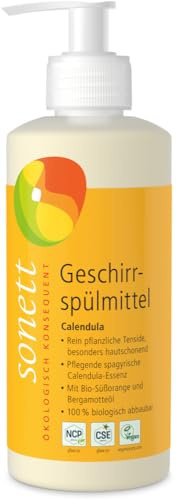 Sonett Organic Dishwasher Liquid Calendula (6 x 300 ml)