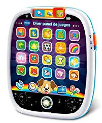 VTech - Diver Game Panel, Baby Toy +12 Months, Children's Educational Tablet with Lights, Sounds and Songs, Teaches Numbers, Letters, Figures, Animals and More Surprises, Multicolor (80-602922)