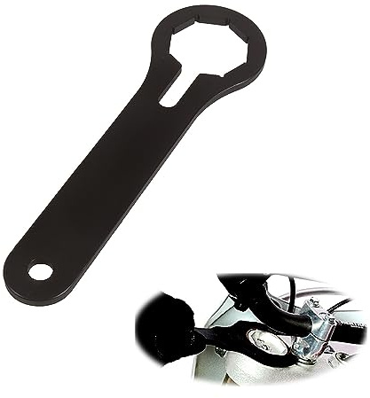 OldBones Universal 49 mm motorcykel gaffel kapsel skiftnyckel verktyg/stötdämpare arm borttagning skiftnycklar enkelsidig