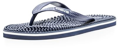 Revs Lights - Reflexology & Acupressure Massage Flip Flops | For Men & Women, Boost Health, Energy and Well-Being with Natural Drug-Free Therapy
