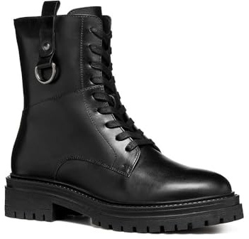 Geox Stivaletti da Donna D Iridea B, Nero, 38 EU