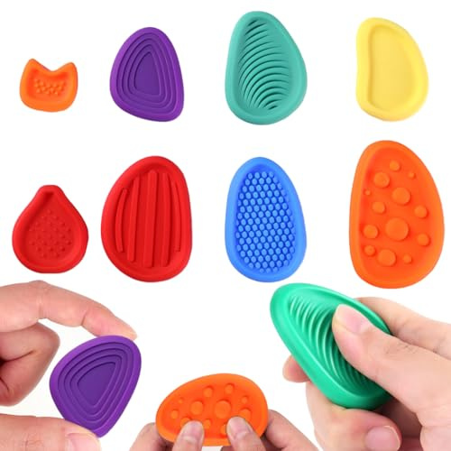 PYEUIFT 8 Piezas Toys Antiestres Fidget Toy Antiestres Autismo Toys Sensoriales NiñOs Sensoriales Juguetes Sensoriales Autismo Juguete Antiestres Adultos Ansiedad Juguetes Antiestre(2