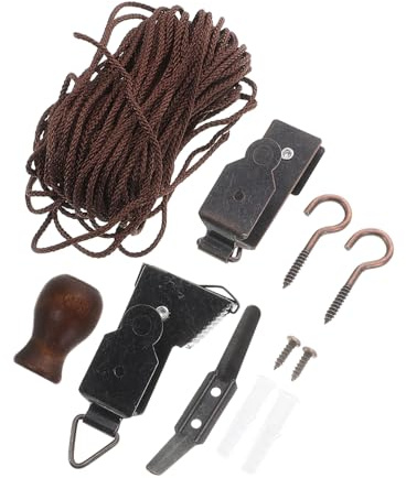 Ipetboom Kit Accessori per Esterno per Tende Avvolgibili Resistente Facile da Installare Cordoncino in Poliestere e Metallo in Casa e Soggiorno