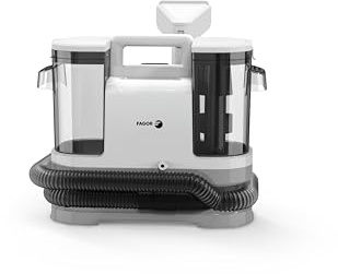 Limpiatapicerías Portátil 450W, Aspirador para Sofás, Alfombras, Colchones y Coche con Succión 13KPa, Pulveriza, Cepilla y Aspira Manchas, Doble Tanque de Agua, FAGOR Ares Multicleaner