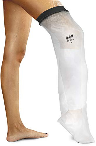 LimbO Waterproof Protectors Cast and Dressing Cover - Adult Half Leg (M80: 41-54 cm Above Knee Circ. (5’5–6’0))
