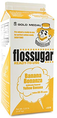 Flossugar Banana Candy Floss Sugar, 1.47kg