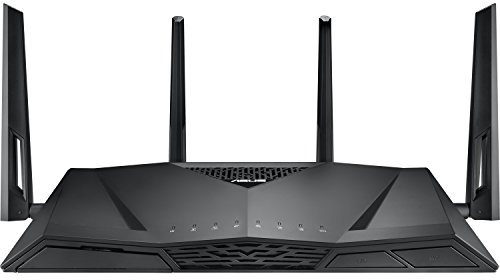 ASUS Router WiFi AC3100 (RT-AC3100) - Enrutador inalámbrico de Internet de doble banda, Trend Micro Lifetime AiProtection, compatible con AiMesh, control parental, MU-MIMO