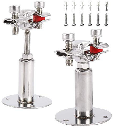 Opaltool Lot de 2 supports de tuyau de montage mural en acier inoxydable avec vis pour tuyau de 19 mm de diamètre