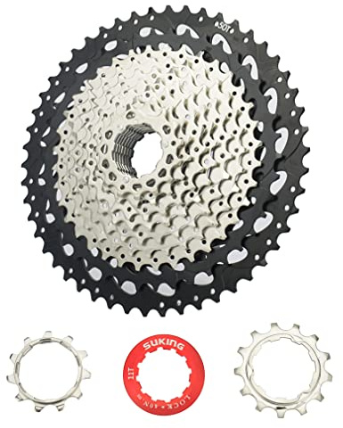 CYSKY Cassette de 11 velocidades 11-50T Cassette Apto para Bicicleta de montaña, Bicicleta de Carretera, MTB, BMX (11-50T)