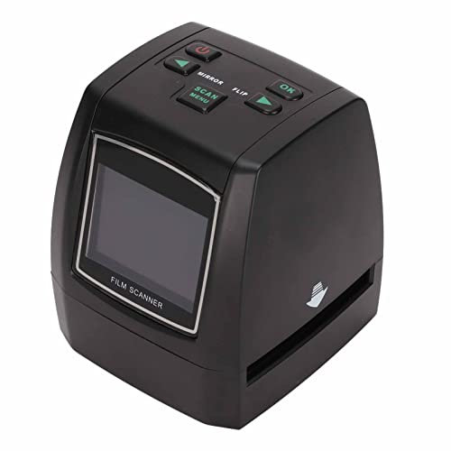Luqeeg Automatischer Film und Diascanner, Filmscanner mit 22 MP 2,4 Zoll TFT LCD Bildschirm Filmdiakonverter Dia Negativ Scanner, Konvertiert 35 mm 126 110 Dia Negativfilme in Digitale JPEG Fotos(#1)
