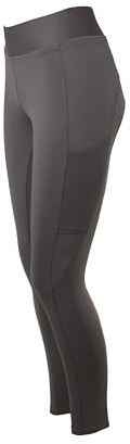 PFIFF 103110 Winterreitleggins „Alaska“ mit Handytasche, Kinder Damen | Grau 122-128