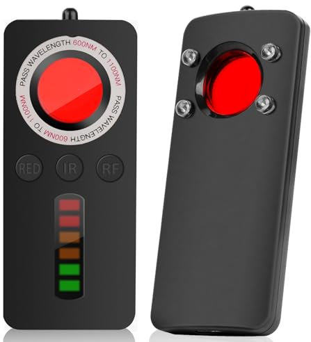 AXFEE Detector de Cámaras Ocultas y Micrófonos, RF Inalámbrica para Teléfono, Oficina, Tienda, Hotel y Hogar