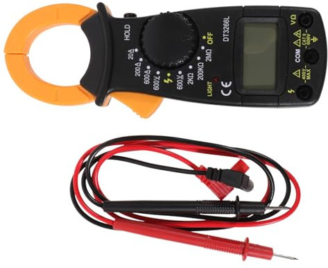 ABOOFAN Multimetro Pinza Digitale Amperometro Portatile Misuratore Tensione Alta Precisione Funzione Presa Del Filo Comoda e Protezione Completa Per Sicuro