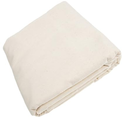 Toddmomy de Muebles y Suelos de Algodón Lavable Cubretodo Reutilizable para Pintura Resistente para Proteger del Polvo y Suciedad Grande