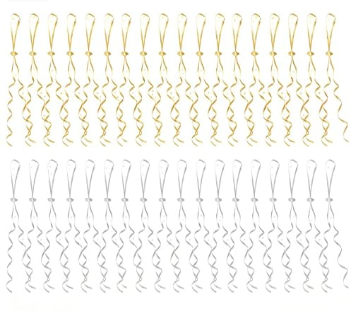 100 fermaglie per palloncini con chiusura rapida, chiusure a palloncino elio con nastro in poliband per fare una ghirlanda di palloncini riutilizzabili per festa di matrimonio, compleanno, festa