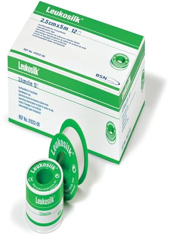 Leukosilk Rollenpflaster 5cm x 9,2m, 6 Rollen