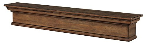Pearl Mantels 420-60-15 Savannah Mantel Shelf, 60-Inch, Taos Finish