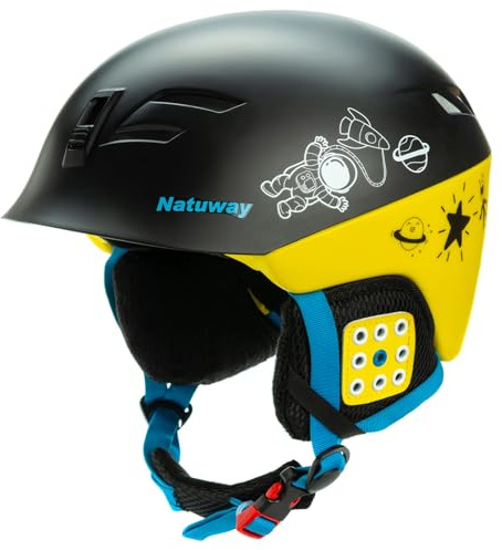 Kids Snowboard and Ski Helmet for Toddler and Children,Durable PC Shell& EPS,Safty Snow Helmet Age 2-6 Years and 5-12 Years ASTM Certified
