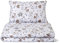 Balbina Kinder Baby-Bettwäsche-Komplettset 100 x 135 cm Deckenbezug 40 x 60 Kissenbezug 2tlg. 100% Baumwolle Reißverschluss (Waldfamilie Braun)