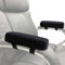 Mumjooyi Almohadilla para Reposabrazos de Silla de Oficina 2 Piezas Cojin Reposabrazos con Correas Ajustables y Fondo Antideslizante para Silla de Escritorio Silla de Juegos Silla de Ruedas