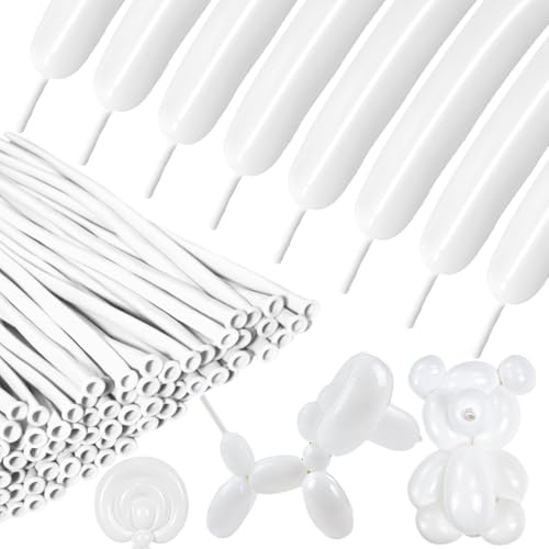 Palloncini bianchi modellabili 100 pezzi 260Q lungo torsione palloncini magici in lattice per feste di compleanno matrimonio decorazioni pagliaccio