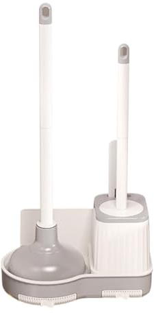 Pincel de Inodoro y Juego de émbuste, y Set de émbolo | Combo de cepillos para el Inodoro, émbolo y para la Limpieza del baño doméstico