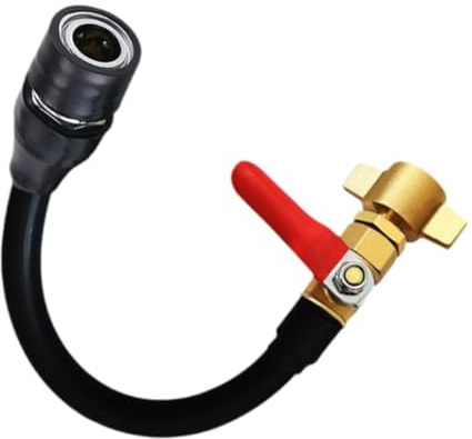 AsrMyjcx Conector de Admisión de Tanque de Aire para Camiones, Tubo de Conexión, Liberación Rápida de Goma Portátil